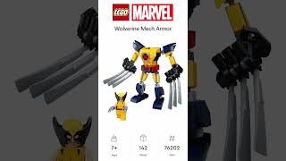 PREVIEW LEGO MARVEL Wolverine Mech Armor Set 76202 LEGO 2023 shorts [upl. by Liamsi]