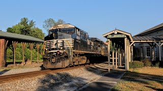 Railfanning on NSs SCline around St Matthews Orangeburg and Branchville SC  4212021 [upl. by Eilyak]