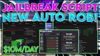 🔥Jailbreak Script🔥 Auto Rob ESP Inf Money amp More Tutorial amp Gameplay [upl. by Emmet]