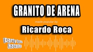 Ricardo Roca  Granito De Arena Versión Karaoke [upl. by Amsa75]