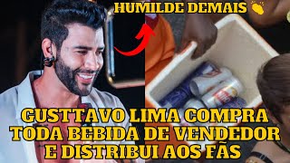 Gusttavo Lima compra toda C3RVEJA de vendedor e DISTRIBUI para os FÃS em São Luis do Maranhão kk [upl. by Aissert204]