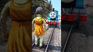 SQUID GAME meets Thomas The Train shorts [upl. by Esinehs]