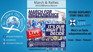 ALLINONE AUOB Bannockburn March and Rally 2024 [upl. by Dwight]