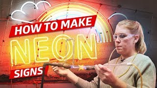 How Neon Signs Are Made for Restaurants — How to Make It [upl. by Srini]