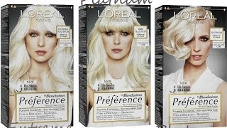 LOreal Preference Extreme Platinum Hair Dye [upl. by Elmira]