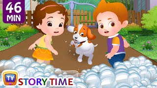 ChaCha and the soap bubble attack  Many More ChuChu TV Good Habits Bedtime Stories For Kids [upl. by Eed]