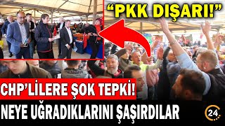 “CHP’lilere Soğuk Duş Neye Uğradıklarını Şaşırdılar “PKK Dışarı” [upl. by Esirahc]