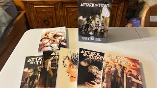 Attack on Titan Season 3 Part 1 Manga Box Set Review [upl. by Gainor]