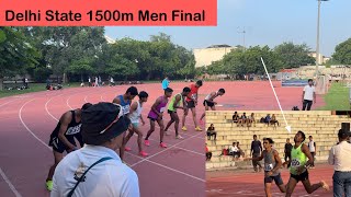 1500m Men Final  84th Delhi State Annual Athletics Championships 2024 [upl. by Blunk370]