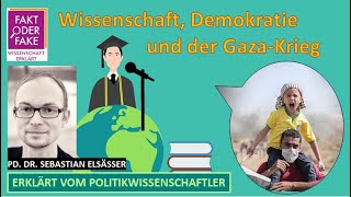 Wissenschaft Demokratie und der GazaKrieg [upl. by Forta]