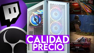 La MEJOR PC GAMER CALIDAD PRECIO para GAMING y STREAMING en 2024 [upl. by Nodearb]