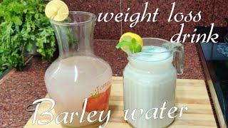 Healthy Barley Drink With Ginger amp Lemon  Weight lose Drink  How to make healthy Barley water [upl. by Eidualc637]