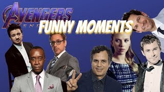 Avengers Endgame Cast Funny Moments 2019 pt 1 [upl. by Loleta]