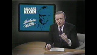 Barbara Walters Richard Nixon interview May 8 1980 ABC 2020 [upl. by Filip698]