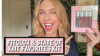 Fitglow State of Kait Favorites Kit Top 4 Lip Serums [upl. by Zoarah]