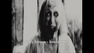 Scary Scream Sound Effect [upl. by Yhtak39]