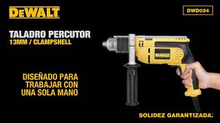 Taladro de Percusión y Rotación DEWALT 650 Watts DWD024 [upl. by Ellimahs]