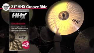 Sabian 21 HHX Groove Ride Cymbal Product Demo [upl. by Aser]