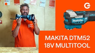 🔵 Makita DTM52 18V De ALLERNIEUWSTE Makita multitool [upl. by Hadden176]