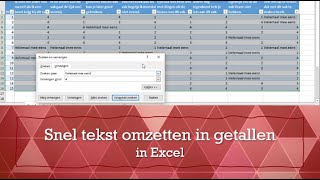 Zo vervang je snel tekst door cijfers  EXCEL KORT UITGELEGD [upl. by Gloria124]