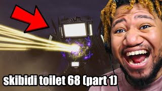 skibidi toilet 68 part 1 REACTION [upl. by Tynan]