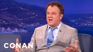 John C Reilly Plugs Dr Steve Brules DVD  CONAN on TBS [upl. by Earleen]