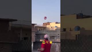 Kite flying scene movement top of roof rawalpindi basant 2024 scene ✨ [upl. by Aileen]