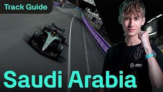 Threading the Needle 🧵  Saudi Arabia F1 Track Guide [upl. by Muffin]