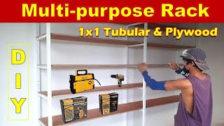 DIY HOW TO BUILD MULTIPURPOSE RACK  PAANO GUMAWA NG ISTANTE [upl. by Reckford]