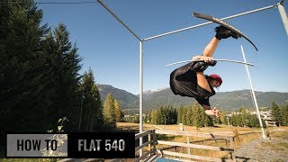 How To Flat 540 On Skis [upl. by Raybourne778]