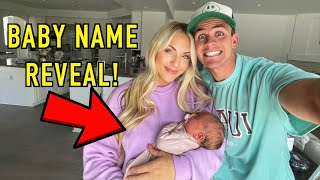 Official Baby LaBrant Name Reveal [upl. by Macegan]