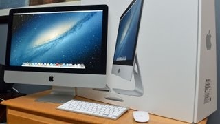 New Apple iMac 2012 215quot Unboxing amp Demo [upl. by Asserak]