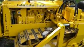 Caterpillar D2 D4 detailed starting sequence [upl. by Peednas]