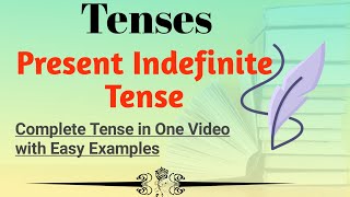 Present Indefinite Tense  Present Indefinite Tense with Examples [upl. by Eetnahs832]