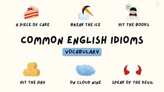 20 Common English Idioms With Pronunciation and Sentences  Daily Use English [upl. by Lydell741]