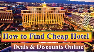 How to Find Cheap Hotel Deals amp Discounts Online  How to Book Cheap Hotel Online [upl. by Dorrej]