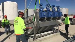 Sludge Dewatering with Trident MD Press [upl. by Suu507]