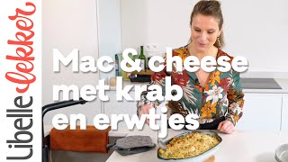 Klaar in 30 minuten mac amp cheese met krab en erwtjes [upl. by Topping]