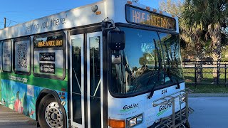 GoLine IRT 2013 35ft Gillig Advantage Low Floor 234 On Route 4 Arriving  Main Transit Hub [upl. by Weylin]