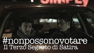 nonpossonovotare  Il Terzo Segreto di Satira [upl. by Niboc864]