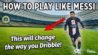 How To Dribble Like Messi Ultimate Dribbling Skill Tutorial  Free PDF [upl. by Netsrejk922]