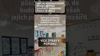 Sociální pedagogové budou běžnou součástí sborovny školy je vítají [upl. by Genna234]