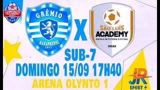 GRÊMIO X SÃO LUIS ACADEMY  SUB 7  CAMPEONATO MARANHENSE  FUT 7 2024 [upl. by Prem]