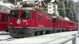 Die RhB auf der Strecke ChurArosa am 912010 [upl. by Bocaj]