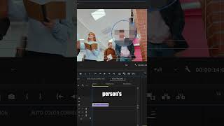 Auto Track amp Blur Peoples Faces In Premiere Pro [upl. by Yrag]