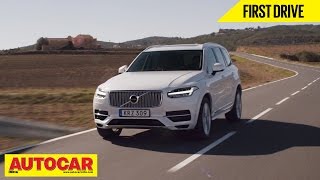 2015 Volvo XC90  First Drive Video Review  Autocar India [upl. by Gayla]