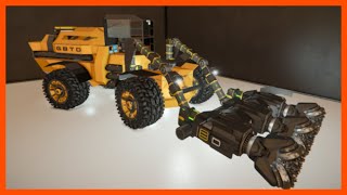 How I Built A Wheel loader In Space Engineers [upl. by Grayce]