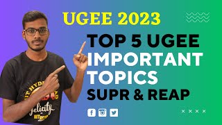 UGEE 2023  Top 5 Important Topics  REAP  SUPR  IIIT Hyderabad  IIITprep [upl. by Bound]