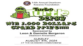 KiwaniTalk  2024 Turbo Turtle Derby Fundraiser at Dearborn Homecoming Jim Ruginski Kiwanis Member [upl. by Chinua]