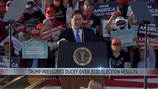 Did Trump pressure Doug Ducey to overturn Arizonas 2020 election results [upl. by Annad369]